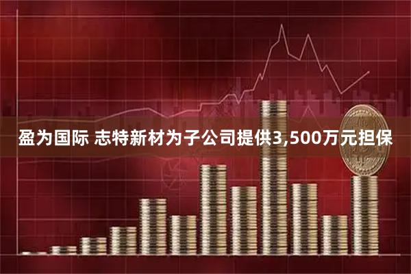 盈为国际 志特新材为子公司提供3,500万元担保