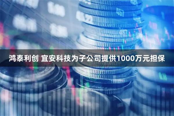 鸿泰利创 宜安科技为子公司提供1000万元担保