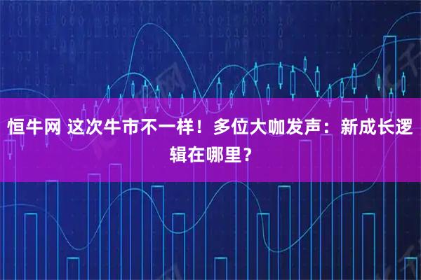 恒牛网 这次牛市不一样！多位大咖发声：新成长逻辑在哪里？